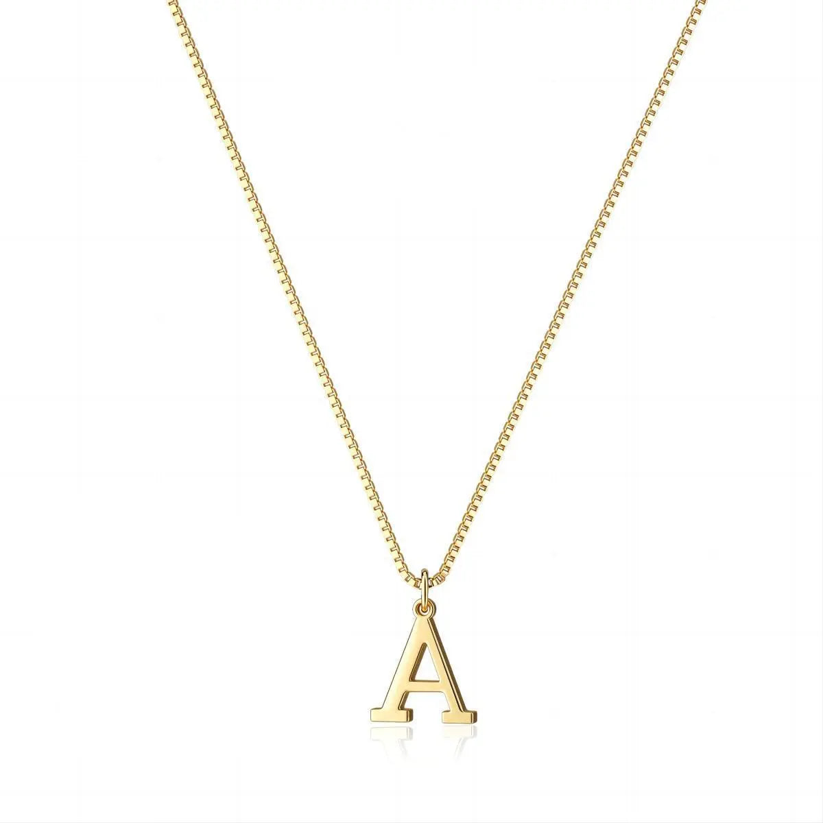 ラブレター・イニシャル・ネックレス|ゴールド 18K