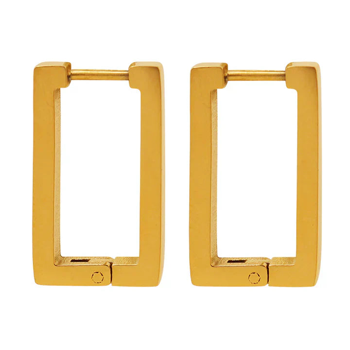 テラフィン・ジオメトリカ・ピアス|ゴールド 18K