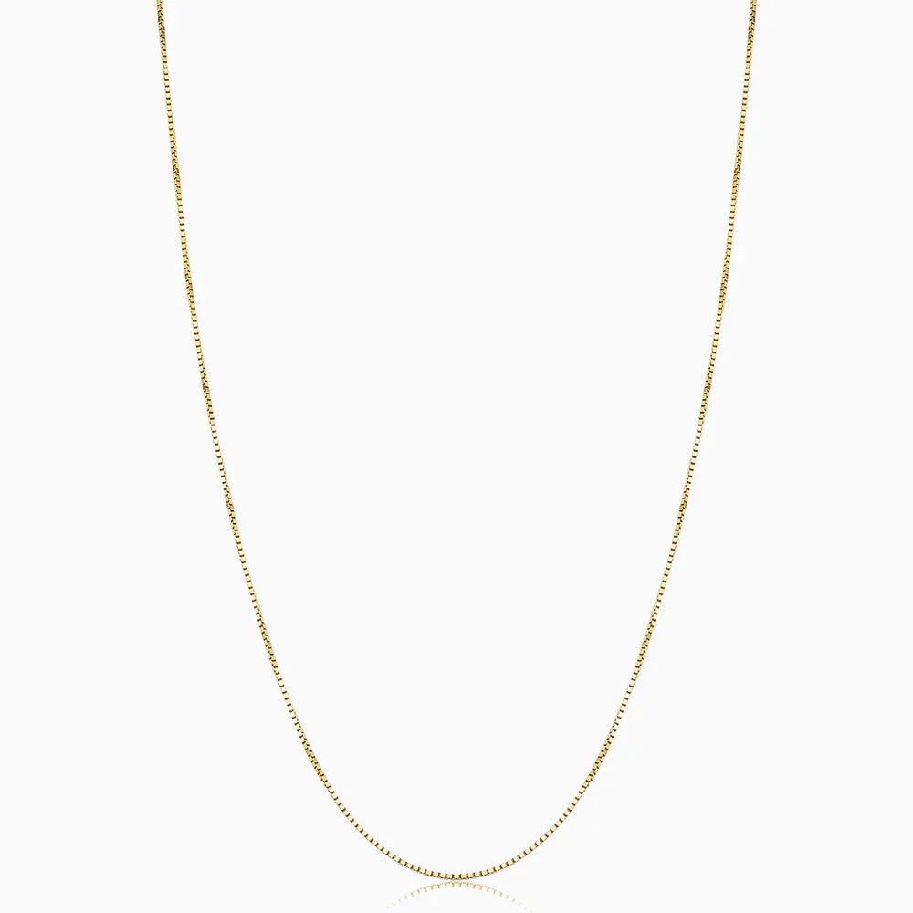 ボデガ・ボックス・ネックレス|ゴールド 18K