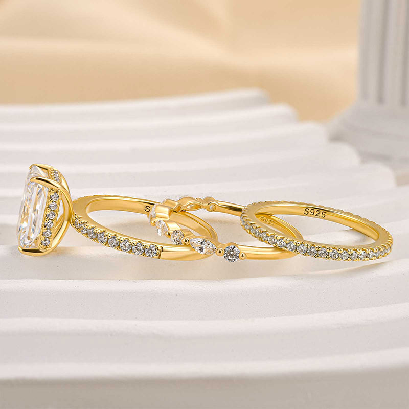 結婚指輪3点セット｜18Kゴールド