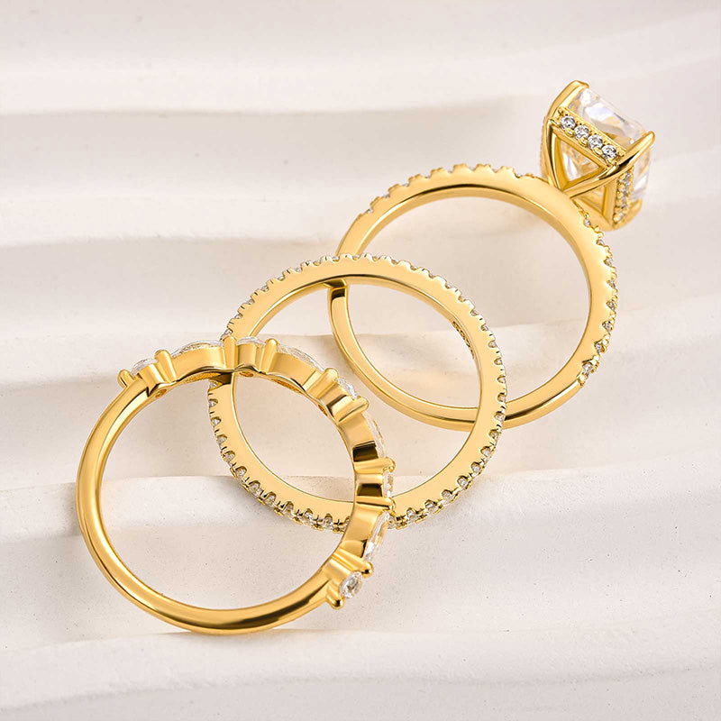 結婚指輪3点セット｜18Kゴールド