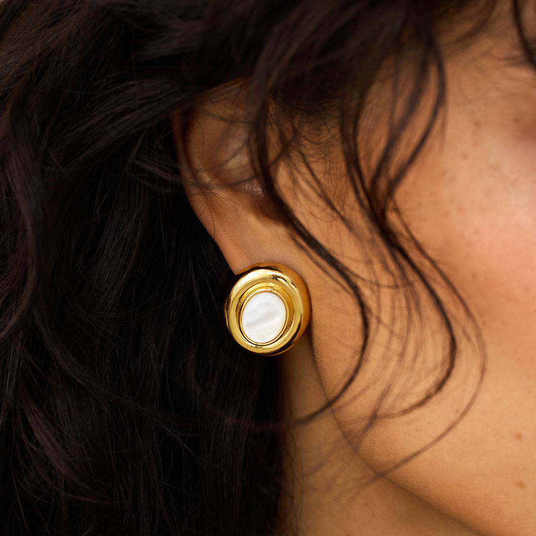 ジゼル パール ピアス｜ゴールド 14K