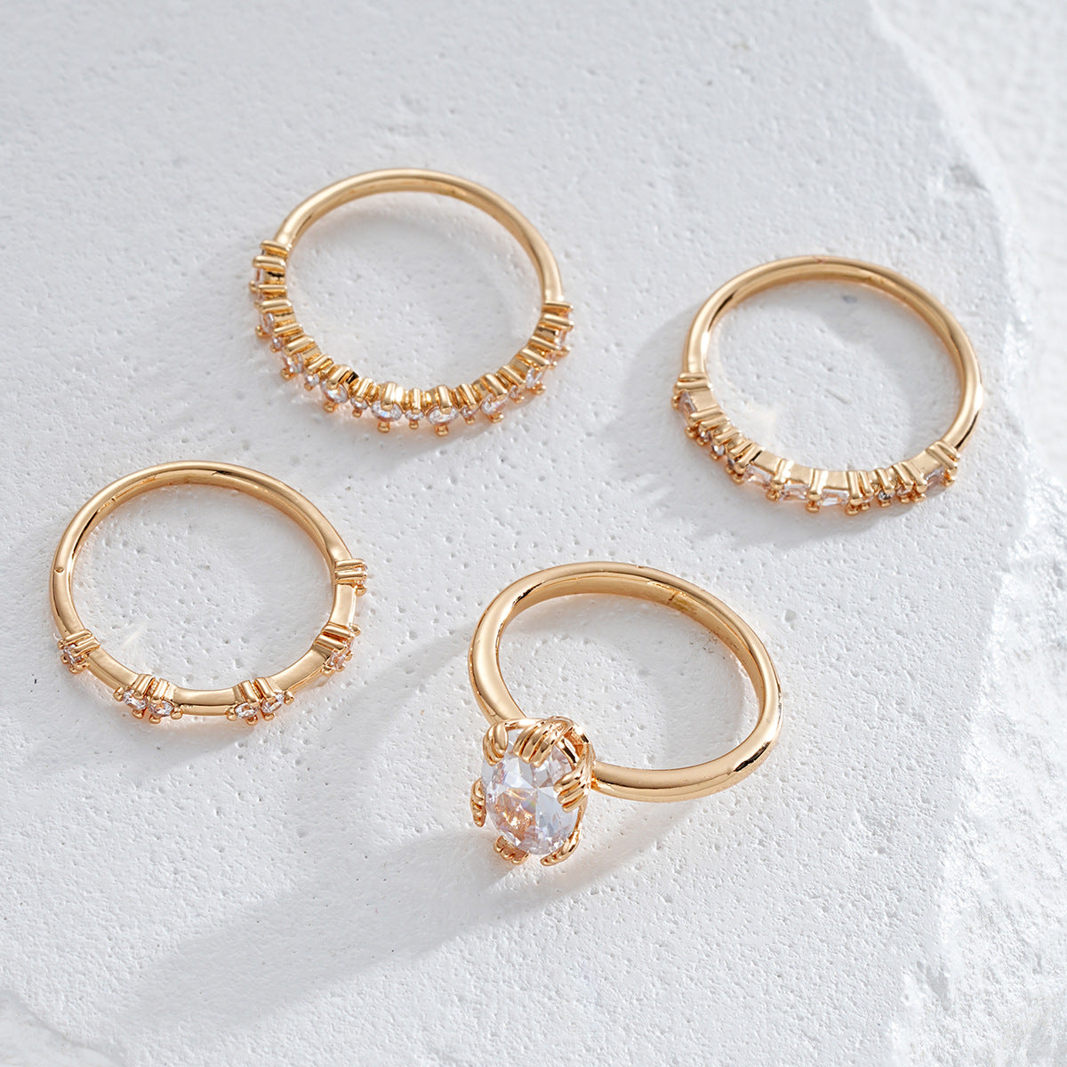 ソレーヌ・ヴィレモン リングセット｜ゴールド 18K