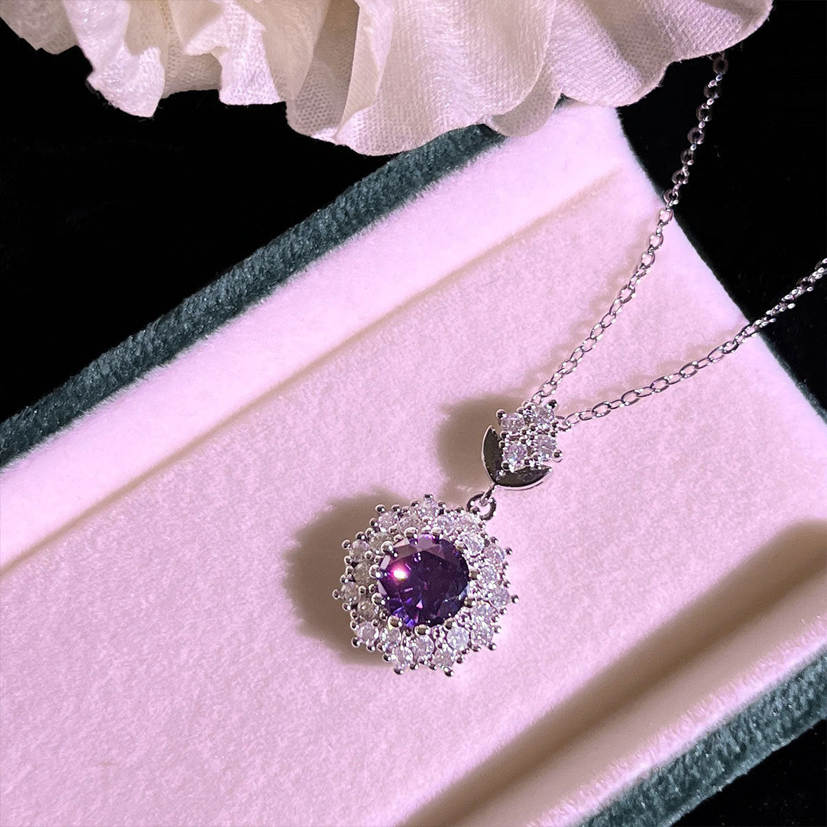 Livia Amethglace Set｜ホワイトゴールド 16K