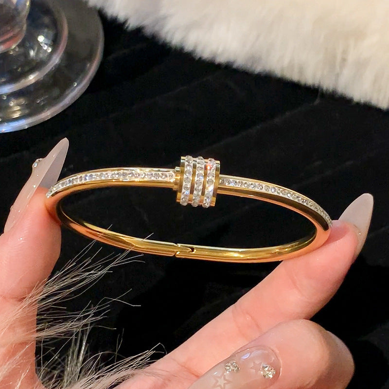 ヴィアンナ・ルチェンテ ブレスレット｜ローズゴールド 16K