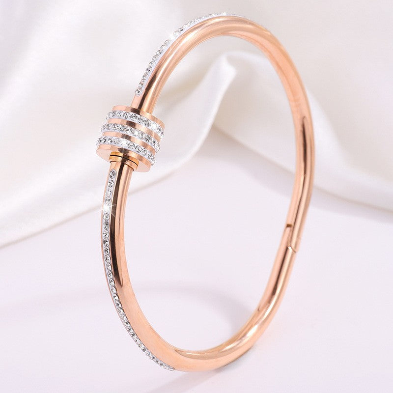 テッサンドラ・ヴィレッリ ブレスレット｜ローズゴールド 16K