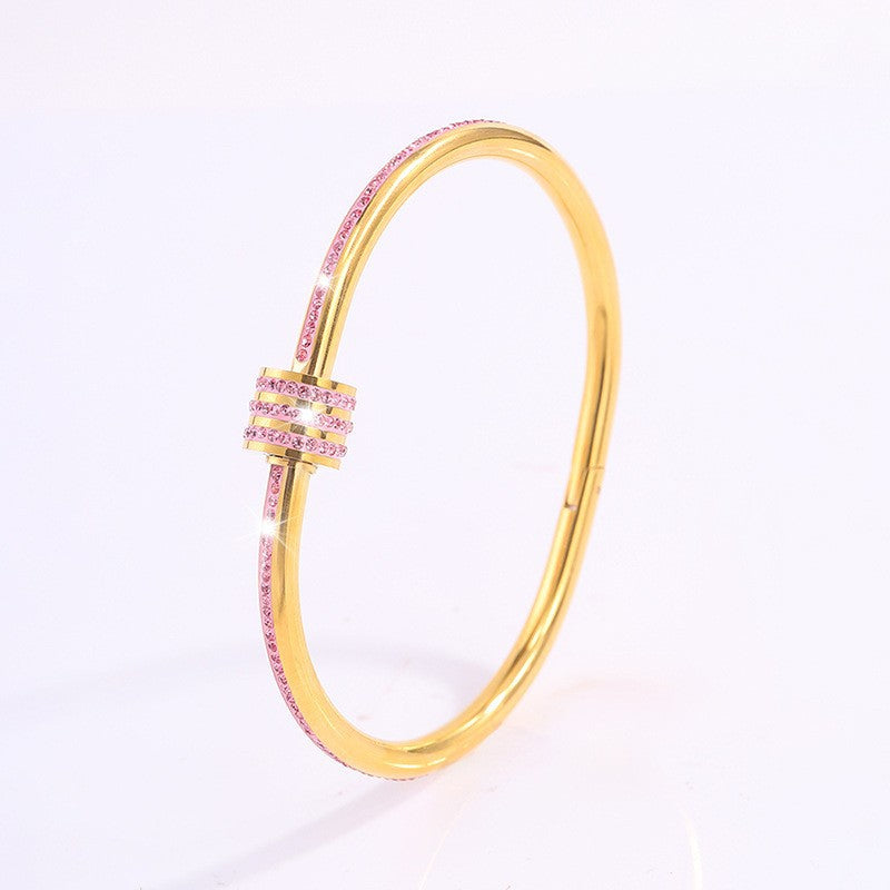 テッサンドラ・ヴィレリ ブレスレット グリーン｜ゴールド 16K